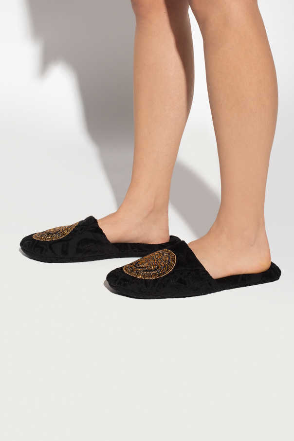 Medusa head 2025 velvet slippers